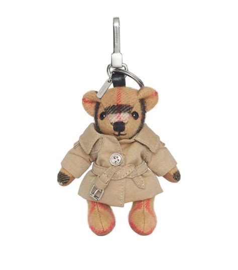 Womens Burberry Brown Thomas Bear Keyring Harrods Uk