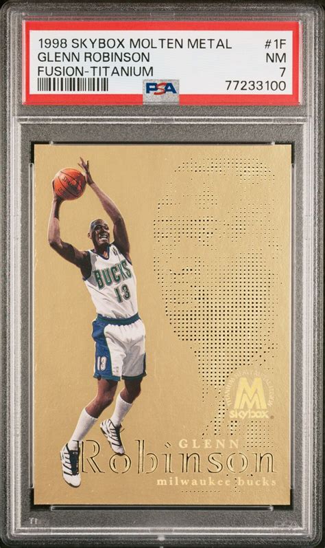 Skybox Molten Metal Fusion Titanium F Glenn Robinson Psa Ebay