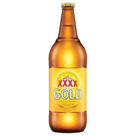 Buy Xxxx Gold Lager Bottles 750ml Pack Of 12 Mydeal