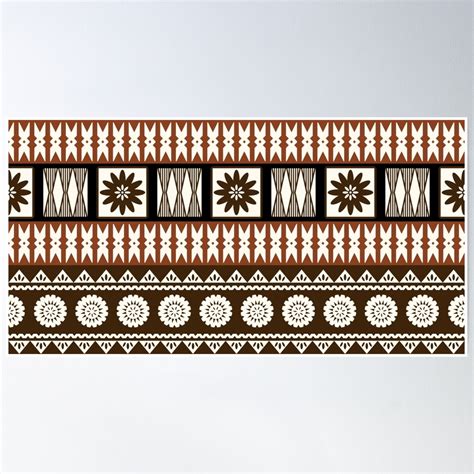 fijian masi tapa poster  lolomastudio masi tapa pattern fiji