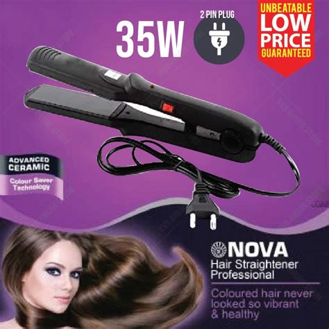 Nova NHC 522CRM Hair Straightener Ceramic Hair Iron Pelurus Rambut