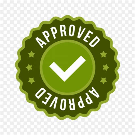 Approved Label Sticker Icon On Transparent Background Png Similar Png