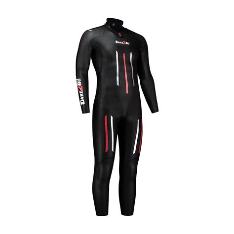 Dare2tri Dare2tri Mach3s 7 Wetsuit Men S Black Silver Red Private Sport Shop