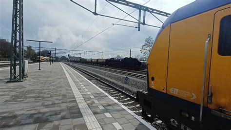 Ic Berlijn Verpest Stoomtrein Op Station Apeldoorn Youtube