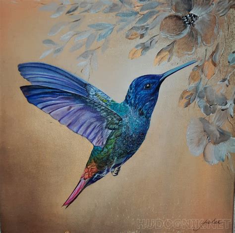Картина Колибри. Размеры: 30x30, Год: 2020, Цена: 0 рублей Художник ...