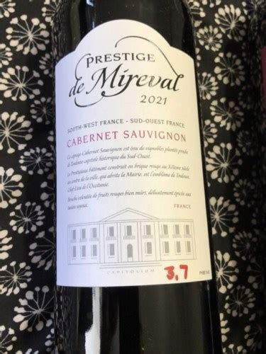 Vinovalie Prestige De Mireval Cabernet Sauvignon Vivino Us