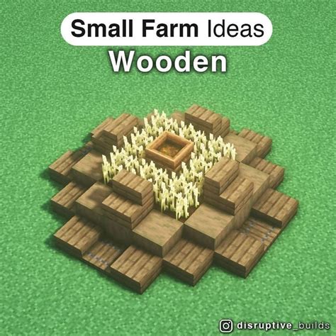 Small farm ideas | Idées minecraft, Idée déco minecraft, Déco minecraft