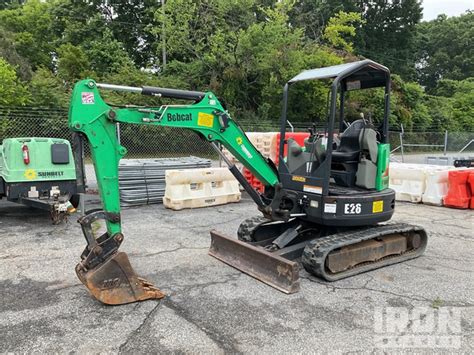 2016 Bobcat E26 Mini Excavator In Richmond Virginia United States Ironplanet Item 10010232