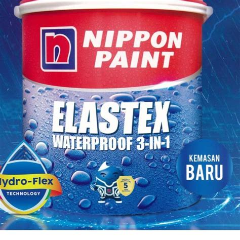 Jual Hot ASLI 100 ELASTEX 3 IN 1 NIPPON PAINT 4KG 4 KG WARNA