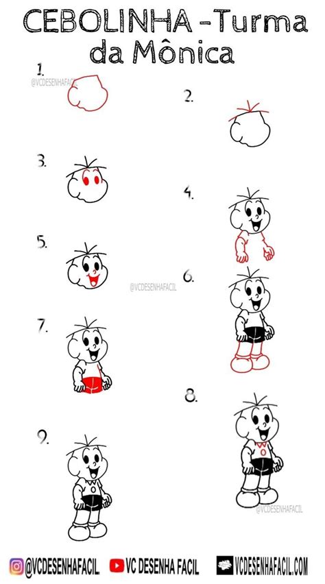 Como Desenhar A Mônica Fácil - COMO DESENHAR A MÔNICA -Turma da Mônica - Passo a Passo, Fácil e ...