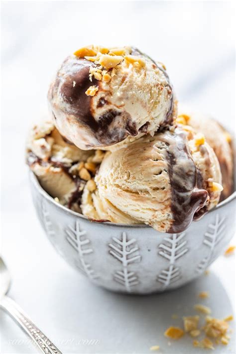 Peanut Butter Fudge Ripple No Churn Ice Cream Saving Room For Dessert