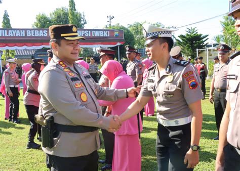 Dapat Kado Istimewa Personel Polres Brebes Naik Pangkat