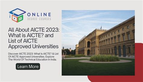 All About AICTE 2024: What is AICTE? and List of AICTE Approved Universities