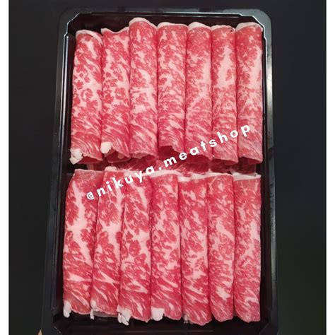 Jual A5 Wagyu Slice 150 Gram Miyazaki Japanese Wagyu Daging Sapi Iris