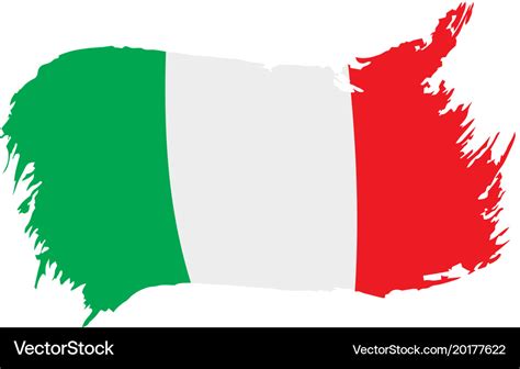 Italy flag Royalty Free Vector Image - VectorStock