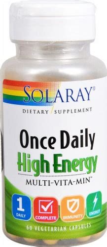 Solaray Once Daily High Energy Multi Vita Min Capsules 60 Ct Harris Teeter