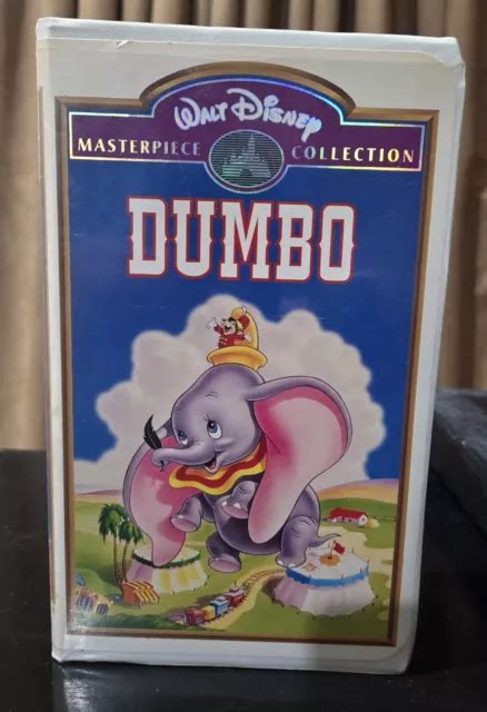 DUMBO RARE WALT Disney Masterpiece Collection VHS Tape Stock No 024