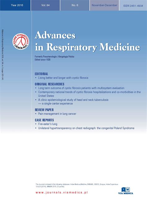 The Open Respiratory Medicine Journal - MedicineWalls