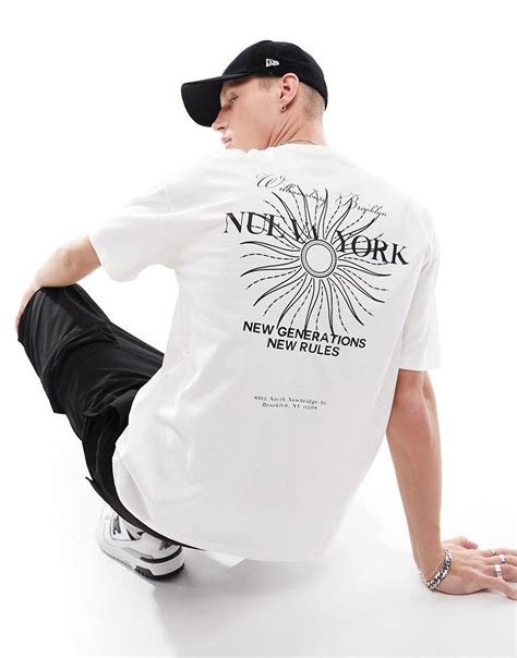 New Look New York Graphic Tee In White Asos In 2024 T Shirt Vest