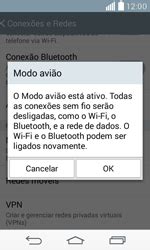 Como ativar e desativar o modo avião no seu aparelho LG F60 Claro