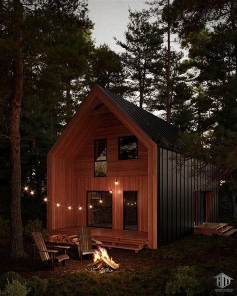 Cabin House Design Behance