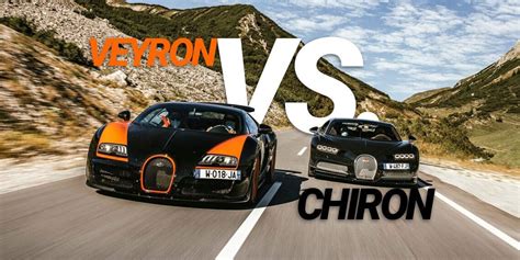 Bugatti Chiron Vs Bugatti Veyron And The Winner Is