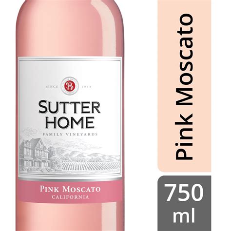 Sutter Home Pink Moscato Wine 750 Ml