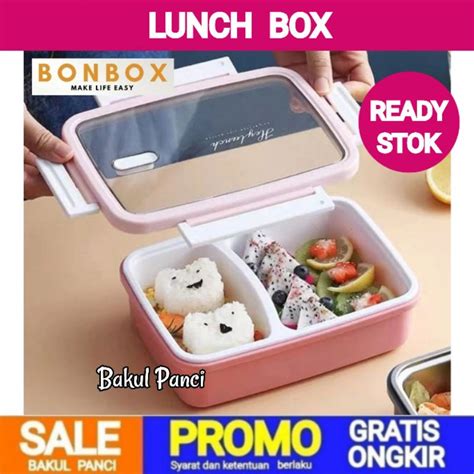 Jual Bonbox Lunch Box Samono Bento Box Kotak Makan Siang Leakproof