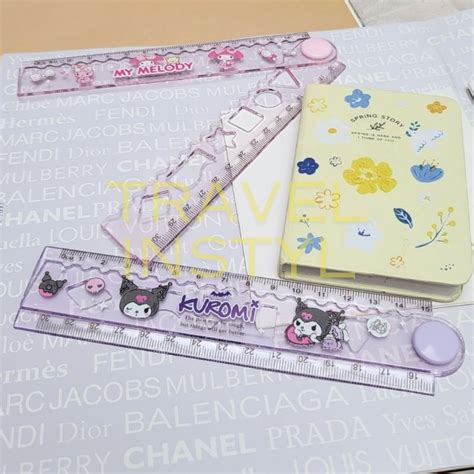 Jual Penggaris Lipat Sanrio Cm Cinnamoroll Kuromi Shopee Indonesia