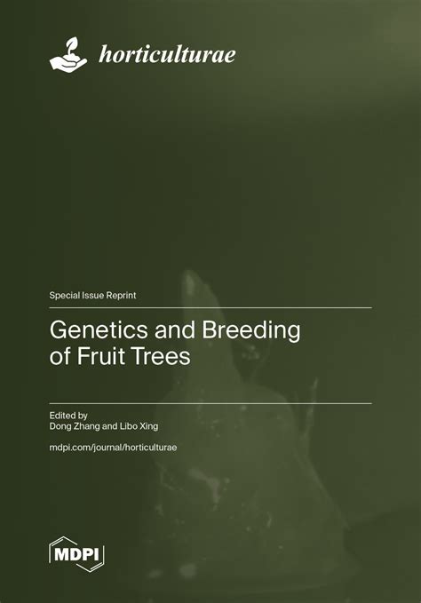 Genetics And Breeding Of Fruit Trees Mdpi Books