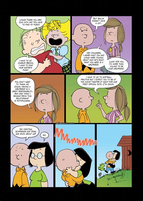 Rule 34 Accurate Art Style Charlie Brown Comic Comic Page Dialog English Text Jkr Marcie