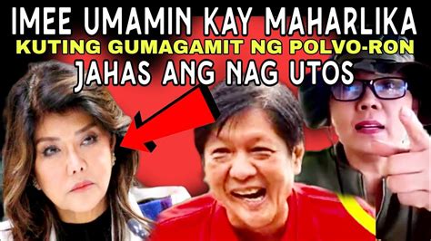 Imee Marcos Umamin Kay Maharlika Na Si Bong Bong Marcos Ay Gumagamit Ng