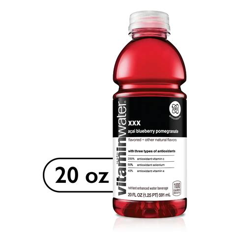 Vitaminwater Glac Au Xxx Oz Bottle Walmart