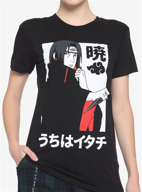 Hot Topic Naruto Shippuden Akatsuki Itachi Boyfriend Fit Girls T Shirt At Mall Of America In