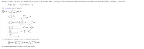 Solved D Xy∣−2≤y≤421y2−3≤x≤y1 Then This Equation