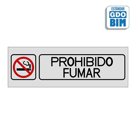 Base De Datos Bim Señal O Señalización En Bim De Prohibido Fumar