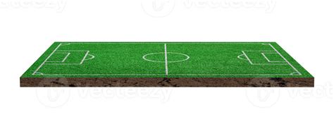 Green Grass Soccer Or Football Field Isolated 10870481 Png