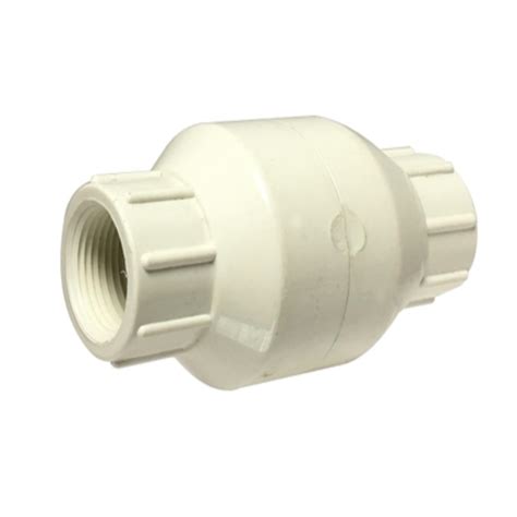 1-1/2" FNPT PVC CHECK VALVE 1/2 LBS SPRING