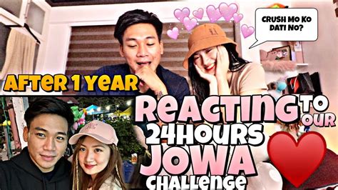 Reacting To Our 24 Hours Jowa Challenge After 1 Year Youtube