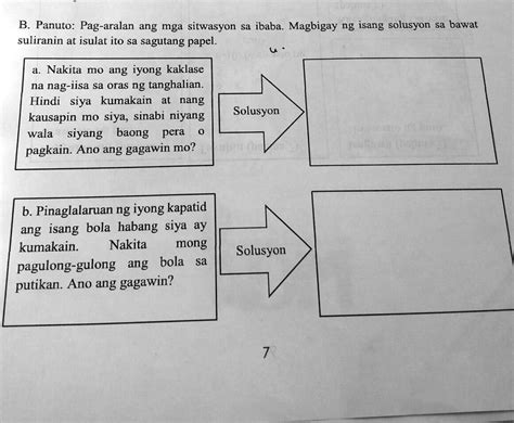 Solved Paki Sagot Po Pls Yung Tama Po B Panuto Pag Aralan Ang Mga