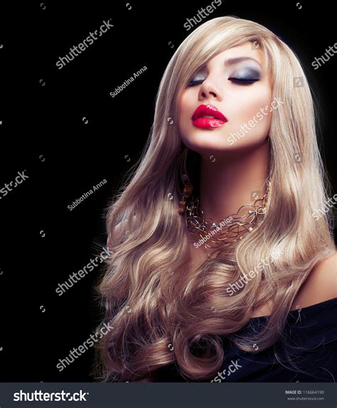 Beautiful Sexy Blond Girl Blonde Isolated Stock Photo Shutterstock