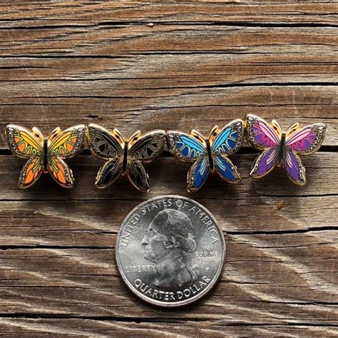 Butterfly Enamel Pin Butterfly Pin Butterflies Lapel Pins Etsy In