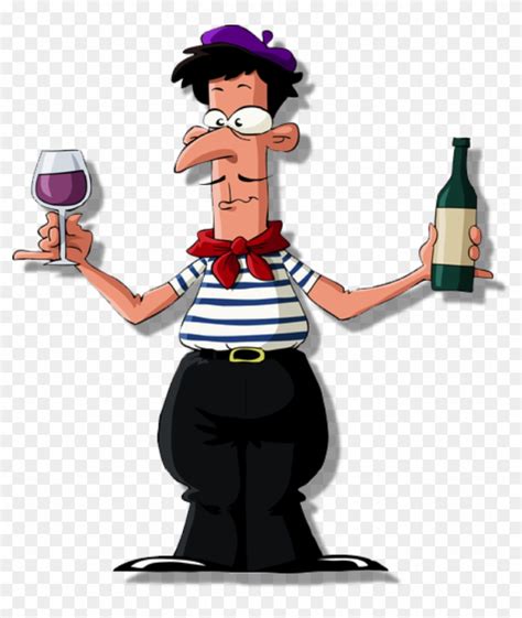 France Stereotype French Man Cartoon Png Free Transparent Png