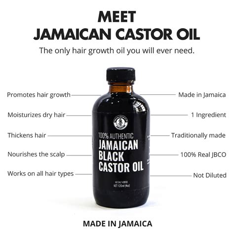 Authentic Jamaican Black Castor Oil (JBCO) Extra Dark for Hair Growth