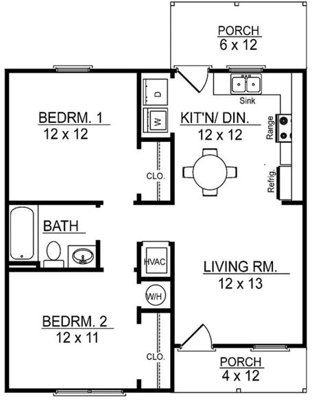 Plano De Casa B Sico Con Medidas De M Y Dormitorios