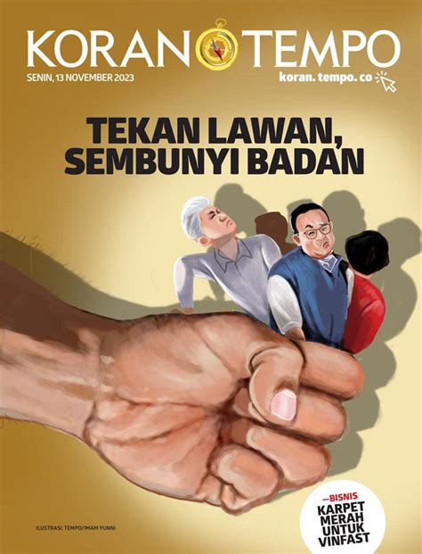 Edisi Senin 13 November 2023 Koran Tempo Co