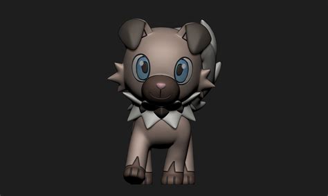 Pokemon Rockruff Con 2 Poses Edream Makers