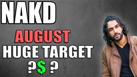 NAKED BRAND GROUP LTD NAKD AUG Target Stock Analysis Predictions