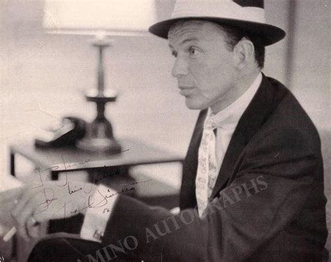 Frank Sinatra Autograph 1956 | Frank sinatra, Sinatra, Signed photo