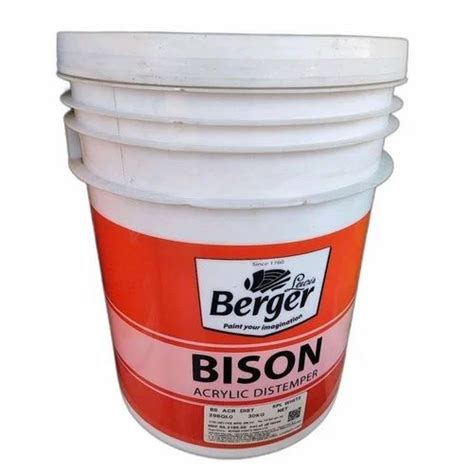 Berger Bison Acrylic Distemper Kg At Rs Bucket In Pune Id